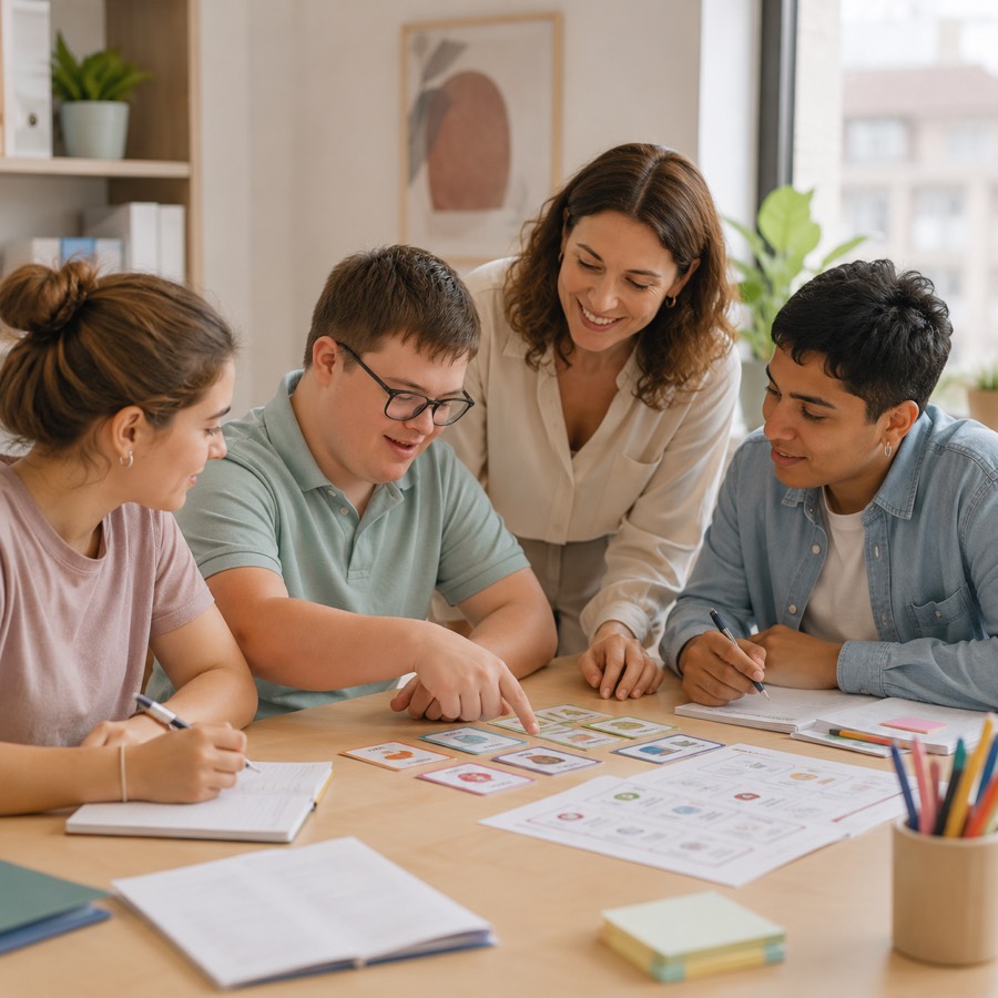 Inclusive classroom with English For Us